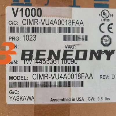 Yaskawa CIMR-VU4A0018FAA CIMRVU4A0018FAA Inverter New Fedex or DHL Spot Goods！ - image 1 of 2
