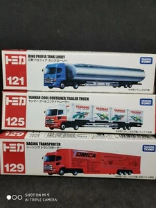 Takara Tomy 121 125 129 Hino Profia Tank Lorry Yanmar Cool Container Truck New - Picture 1 of 1
