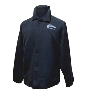 Planet Hollywood Mens Jacket Black Embroidered Zip Up Coat Sz M Orlando Florida - Picture 1 of 18