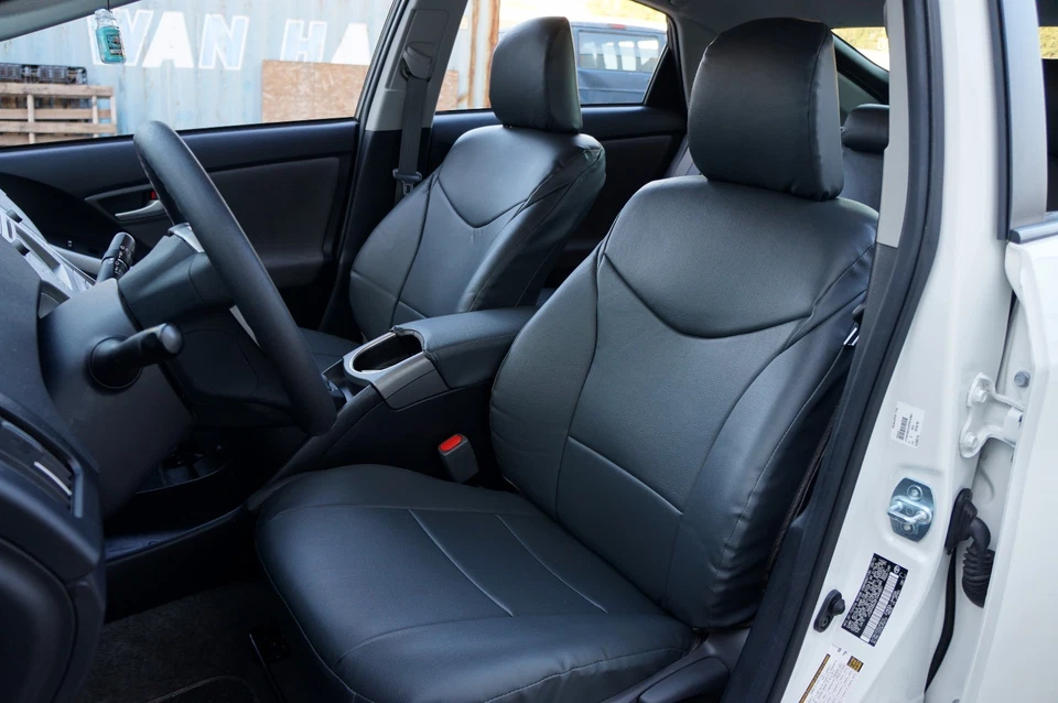 для TOYOTA PRIUS V IGGEE S.LEATHER СДЕЛАННЫЙ НА ЗАКАЗ 2 ПЕРЕДНИХ СИДЕНЬЯ ЧЕХЛЫ 13 ЦВЕТОВ - Изображение 1 из 4