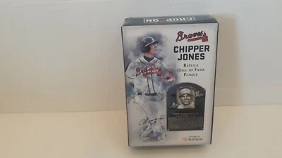 CHIPPER JONES Braves HALL OF FAME Replica Plaque..NEW...NICE!..FAST SHIPPING!! - Image 1 of 3