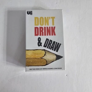 Don't Drink and Draw Adult Party Game Age 21+ 2019 University Games NEW SEALED - Picture 1 of 4