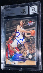Steve Nash 2004-05 Fleer Ultra Rookie Card signed handsigniert BAS Beckett BGS 10 - Bild 1 von 2