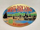 Vintage 1940-50's  Jasper Park Lodge Canada Foil Luggage / Hotel Label