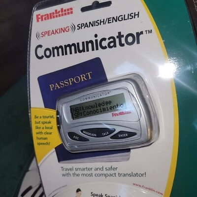 Franklin CET-180 5 Language Speaking Communicator /Translator Travel Compact NIB - Image 1 of 4