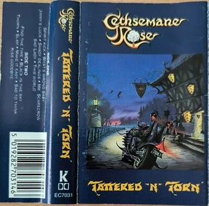 GETHSEMENE ROSE torn n tattered RARE CHRISTIAN METAL CASSETTE SEVENTH ANGEL - Picture 1 of 3