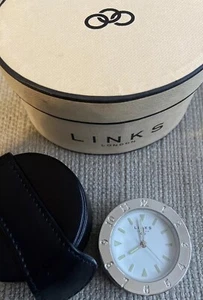 RARE S.P PLAYSTATION TRAVEL ALARM CLOCK BY LINKS OF LONDON WITH COA, CASE & BOX - Picture 1 of 23