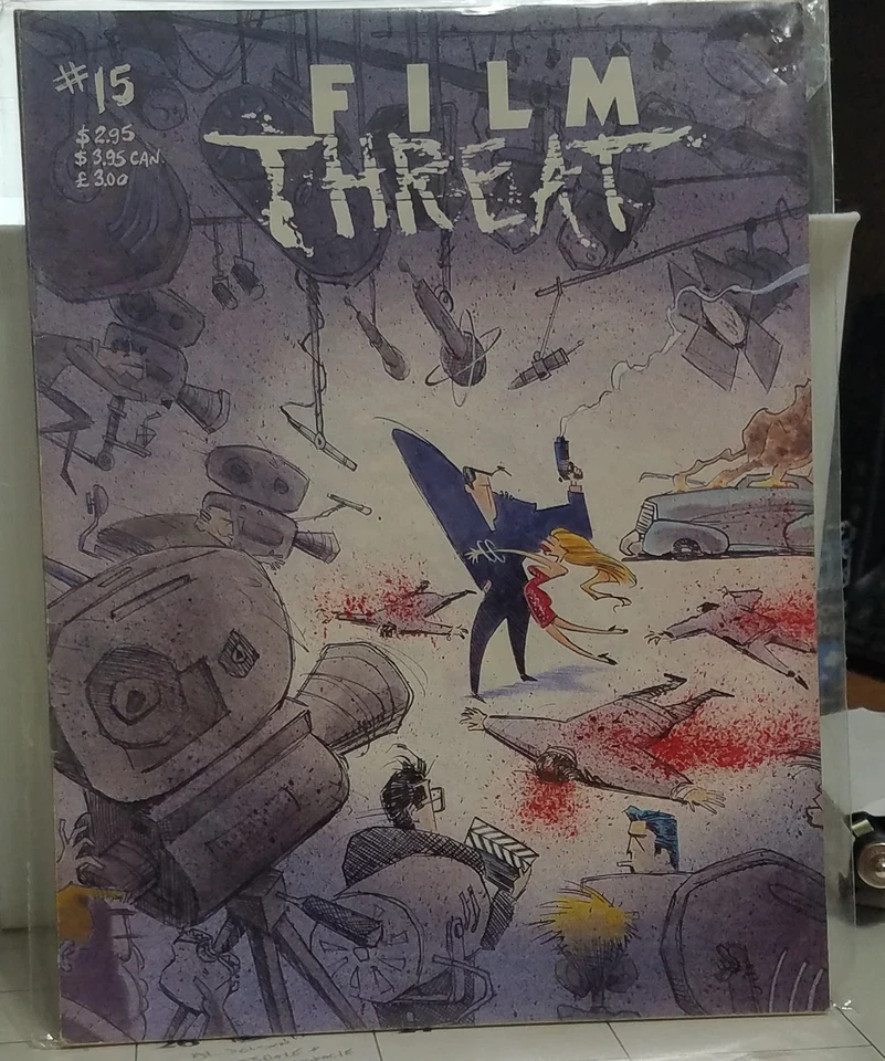 Film Threat #15 1988-Russ Meyer interview NM Title exploit Foto 1 de 4