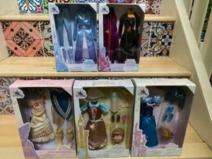 Disney Acc. Pack Conjunto Muñeca Set de 5: Frozen/Ariel/Pocahontas/Cenicienta-¡Nuevo! - Imagen 1 de 1