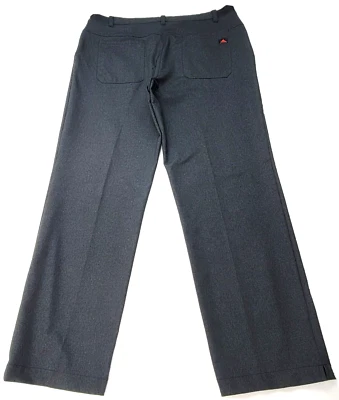 Pantalones de golf Adidas para hombre 34X30 gris logotipo recto cintura elástica doble bolsillo trasero Foto 1 de 4