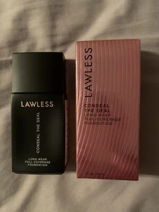 LAWLESS Conseal The Deal Long-Wear Full Coverage Foundation - Clean AF MERINGUE - Picture 1 of 3