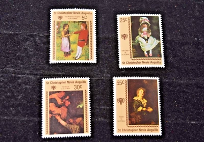 ST KITS-NEVIS-ANGUILLA      1979 YEAR OF THE CHILD  SET  S388-391      MNH - Image 1 of 3