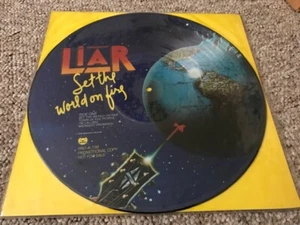 Liar - Set The World On Fire - Promotional Copy- Picture Disc - Never Opened  - Picture 1 of 4