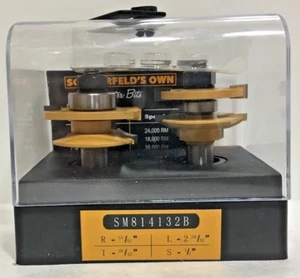 Rail Stile Bit Sets Sommerfeld's Tools 15/32"CR,1-5/8"CD,1/2" SM 814132B new - Picture 1 of 9