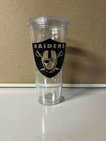 Oakland Raiders NFL Football 24 oz Sip-n-Go Tumbler Cover