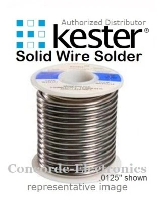 Kester Solder 14-6040-0062 Solid Wire |Sn60Pb40 60-40 | .062 Dia | REG $50 | NOS