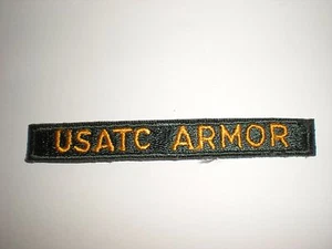 US ARMY US ARMOR TRAINING CENTER TAB PATCH - COLOR - Picture 1 of 1