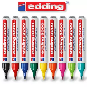 Edding 3000 permanent marker Stift wasserfest - Bild 1 von 15