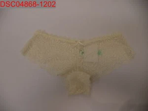 NWT - Honey Dew Intimates Women's Cream Lace Cheekster, Size S - Picture 1 of 7