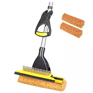 Sponge Mop Home Commercial Use Tile Floor Bathroom Garage Cleaning with 2 - Picture 1 of 7
