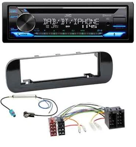 JVC Bluetooth MP3 USB DAB CD Autoradio für Fiat Panda (ab 2012) - glänzend - Bild 1 von 9