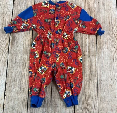 Vintage OshKosh Original Baby Sleeper One Piece Cowboy Bear Roys Ranch 6-9 Month - Image 1 of 4