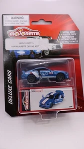 COCHES MAJORETTE DELUXE FORD MUSTANG GT AZUL CON RAYAS BLANCAS DESDE 2023 SIN CAJA - Imagen 1 de 3