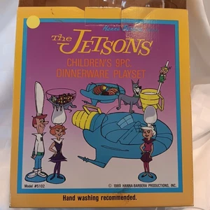 The Jetsons Kinder 9-teiliges Geschirr Spielset 1989 Starwares EUC entzückendes Set - Bild 1 von 14