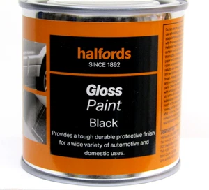 Pintura Halfords Negro Brillo Resistente Duradero Acabado Protector Hasta 50% DE DESCUENTO - Imagen 1 de 2