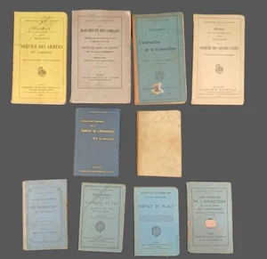 Lot of 10 Old Military Instructions Booklets Lavauzelle Editions Late 19th Century - Picture 1 of 15