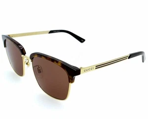 GUCCI Havana/Brown Lens 55-18-145MM Men's Sunglasses GG0697S 002 - Picture 1 of 3