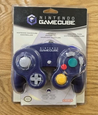 Official OEM Nintendo Gamecube Indigo Blue Controller Brand New Sealed DOL-003  - Image 1 of 4