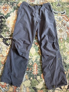 Vintage Abercrombie & Fitch Convertible Cargo Pants Women's XS Blue Roll Up Y2K - Picture 1 of 10