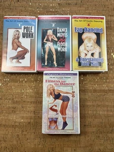 The Art Of Exotic Dancing Instruction Video Series VHS tapes Volumes 1,2,4 & 5 - Imagen 1 de 9