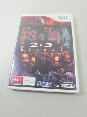 The House Of The Dead 2 & 3 Return Nintendo Wii Complete Manual Zombie Shooter - Image 1 of 4