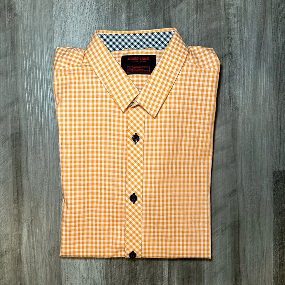 Jared Lang After Hours Slim Fit Short Sleeve Button Down - Medium - Image 1 of 4