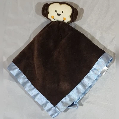 MANTA DE SEGURIDAD NURSERY RHYME MARRÓN MONO/SATÉN LOVEY Foto 1 de 3