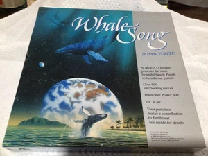 NORDEVCO WHALE SONG Jigsaw Puzzle 600+ Pieces Vintage 1990 *Complete* - Picture 1 of 2