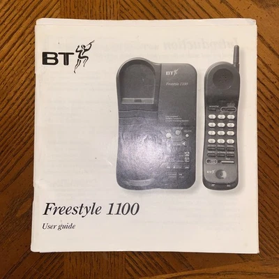 Guide de l'utilisateur du téléphone sans fil BT Freestyle 80 Plus (manuel, livret, instructions) - Photo 1/4