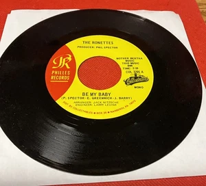 Phil Spector THE RONETTES-"BE MY BABY" 45 RPM, PHILLIES RECORDS 1963 - Bild 1 von 2
