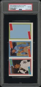 1980 Donruss Test Issue #NNO Reggie Jackson / George Brett / Small panel PSA - Bild 1 von 2