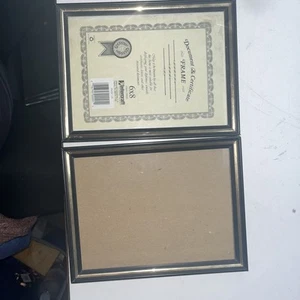 Intercraft Black w Gold Trim 6x8 Frame - Picture 1 of 2