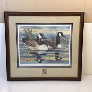 Ducks Unlimited Print by Joe Garcia signiert und nummeriert 1607/2000 mit 1986 Pin - Bild 1 von 14