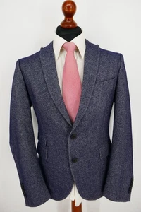 Drykorn Sakko Gr.46 Schurwolle Baumwolle Mix Anthrazit Grau Top Zustand - Bild 1 von 7