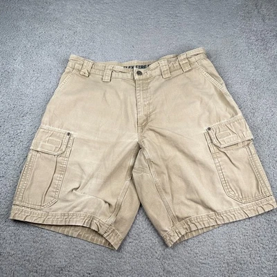 Pantalones Cortos de Carga Duluth Trading Flex Fire Hose para Hombres 36 Beige Lona Calce Relajado Foto 1 de 4
