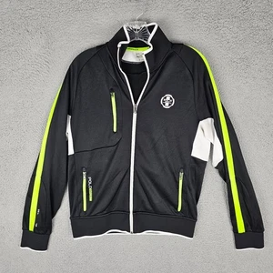 Polo Sport Ralph Lauren Track Jacket Small Black Performance Mock Neck Full Zip - Picture 1 of 9
