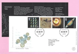 ROYAL MAIL 1999 FDC - SCIENTISTS' TALE - Shs BUREAU Edinburgh - Bild 1 von 1
