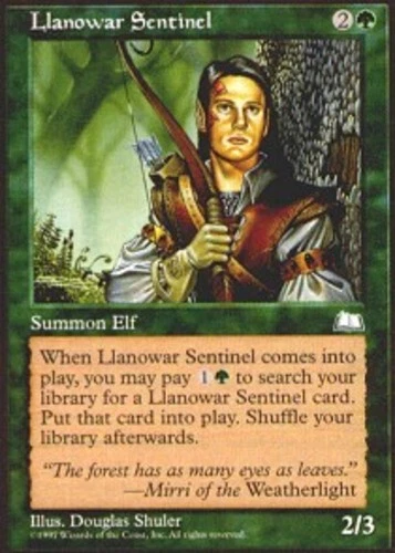 4 Llanowar Sentinel ~ Lightly Played Weatherlight 4x x4 Playset UltimateMTG Magi - Image 1 of 1