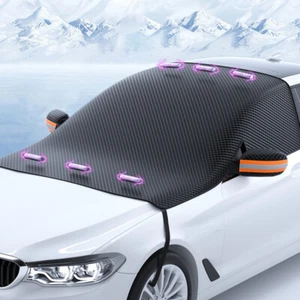 LARGE Car Windscreen Cover Magnetic Windshield Frost Rain Sun Shade Protector - Picture 1 of 5