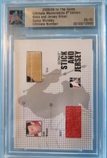 2005-06 ITG Ultimate Memorabilia 6th Edition Stick/Jersey Gump Worsley 20/25